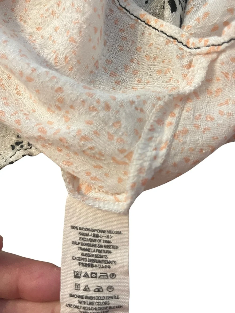 REVOLVE Free People Womens Small Days of Romance Top Ivory Button Blouse Shirt